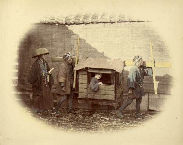 Felice Beato, Norimono or Sedan Chair