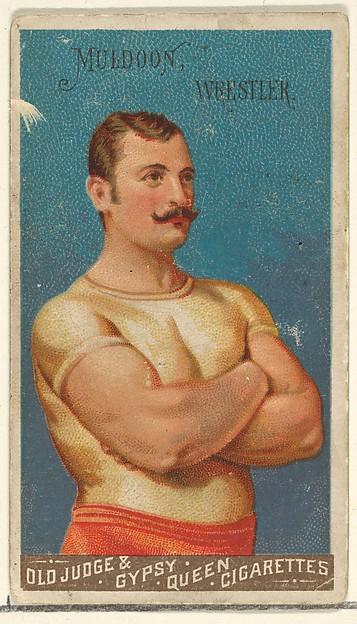 Goodwin & Company, Muldoon, Wrestler, from the Goodwin Champion series for Old Judge and Gypsy Queen Cigarettes