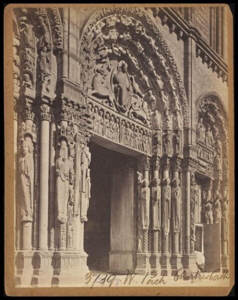 Francis Frith, W. Porch.  Chartres Cath'l