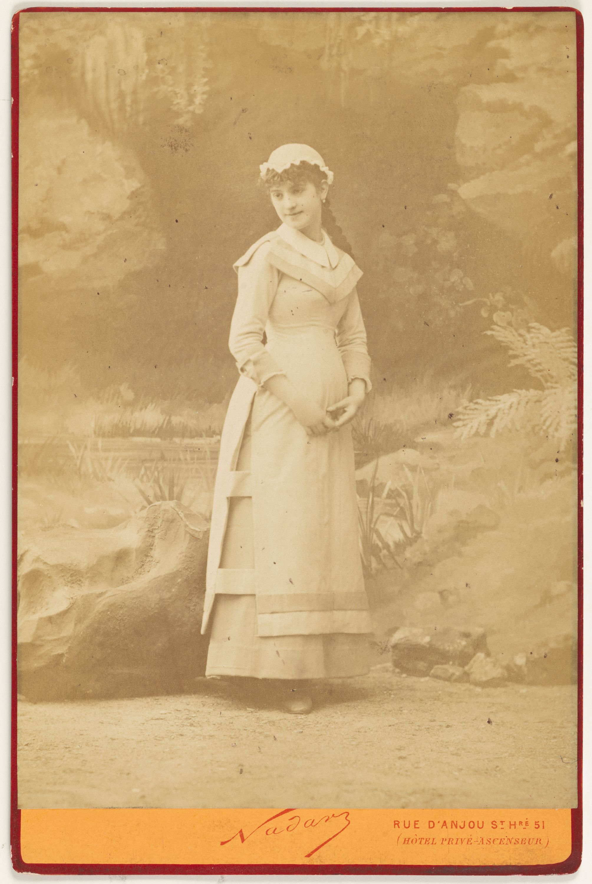 Atelier Nadar, Portrait de Clary (Octavie Vaucher, dite Tata, Mlle), actrice