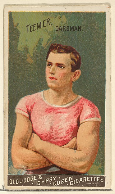 Goodwin & Company, Teemer, Oarsman, from the Goodwin Champion series for Old Judge and Gypsy Queen Cigarettes
