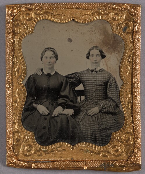 Unknown, [Portrait of Two Seated Women]
