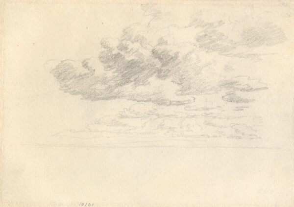 C.W. Eckersberg, Skystudie. Skyer over havet
