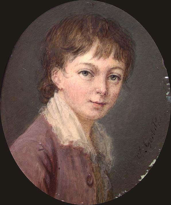 Johan Gørbitz, Portrait of a Young Boy. Copy