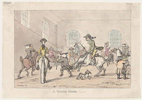 Thomas Rowlandson, A Riding House