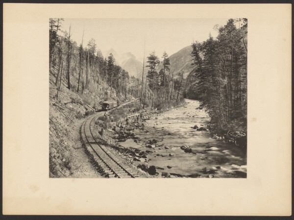 William Henry Jackson, Cañon of the Rio Las Animas
