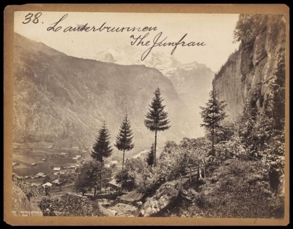 Francis Frith, Lauterbrunnen.  The Jungfrau