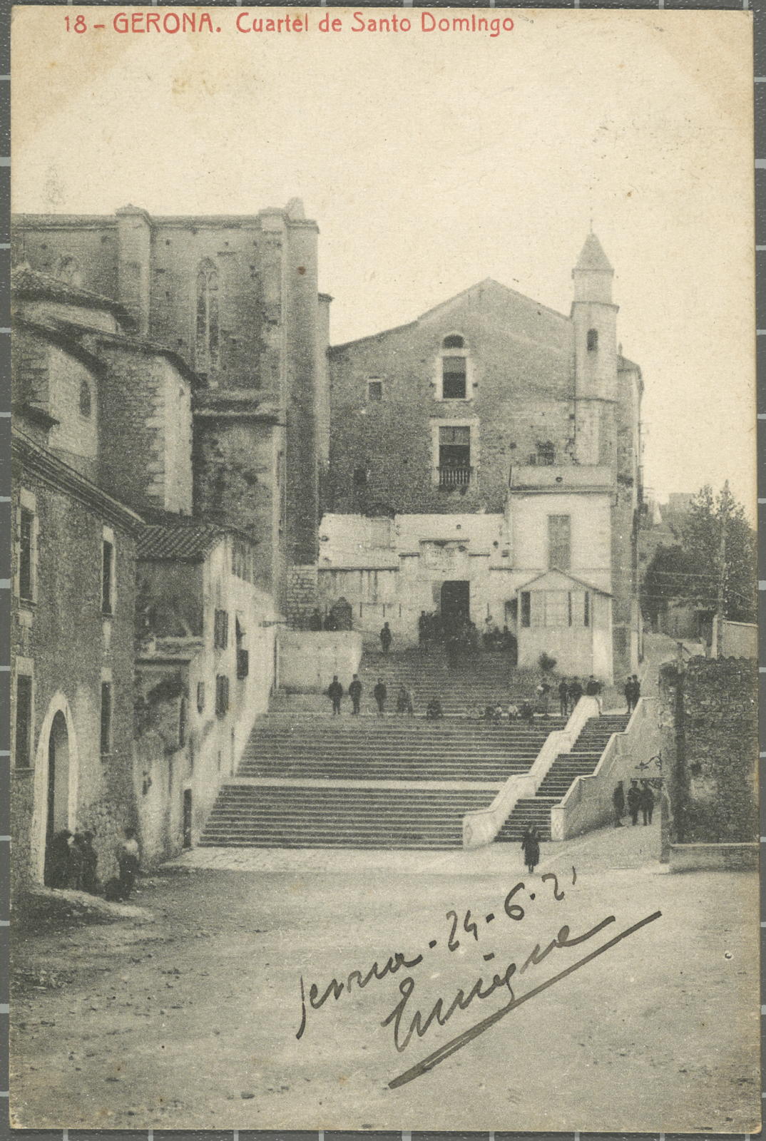 Desconegut, 18-Gerona. Cuartel of Santo Domingo