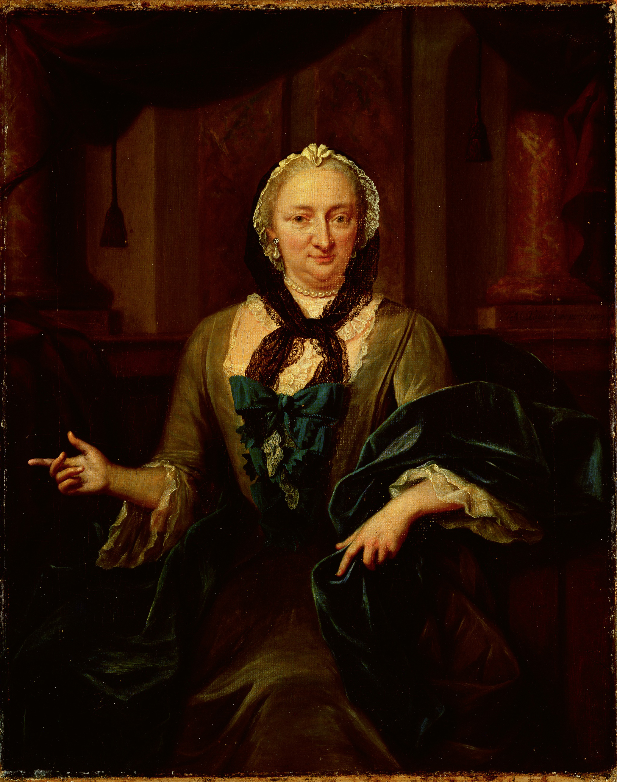 Jan Maurits Quinkhard, Portrait of Margaretha Trip, Wife of Hendrik van de Poll