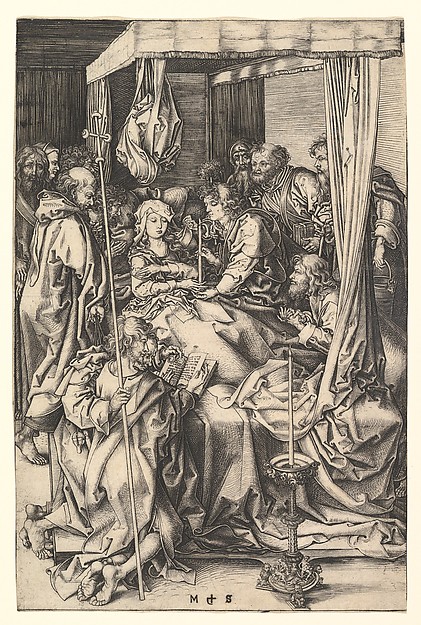 Martin Schongauer, Death of the Virgin