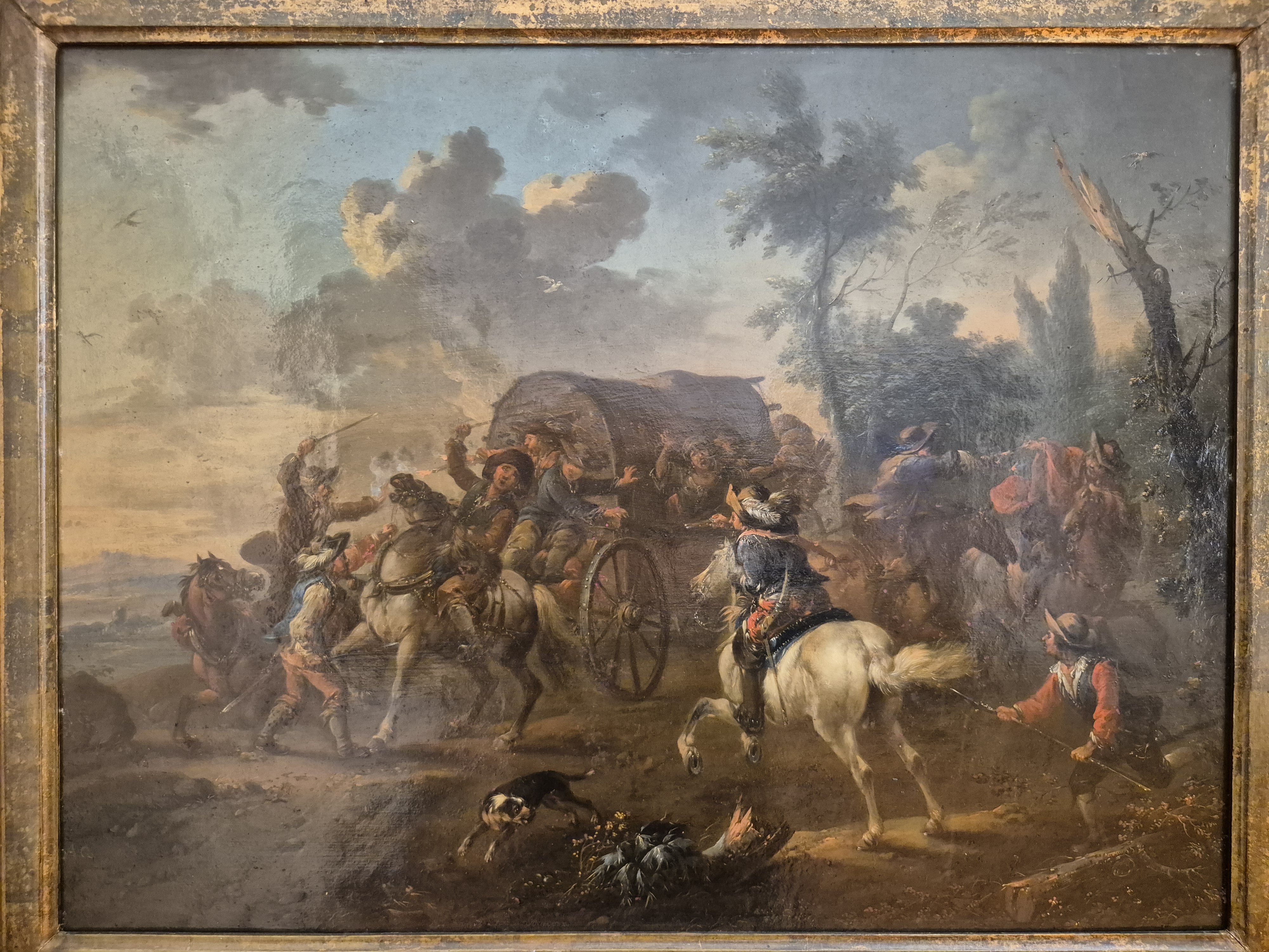 August Querfurt, Der Überfall