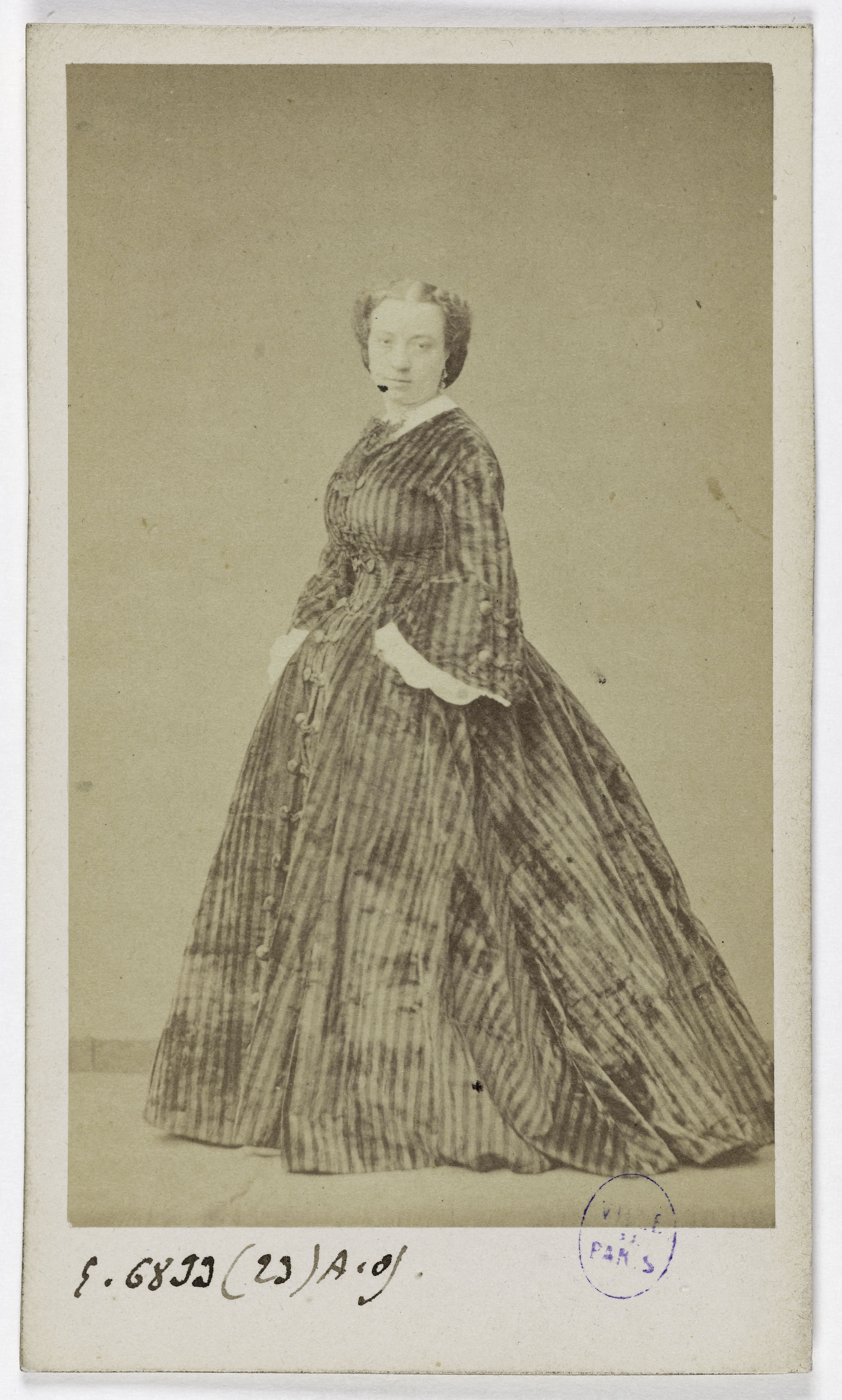 Pierre Petit & Trinquart, Portrait de Duplessy (Virginie Duhamel, dite) (1829-1901), (actrice)