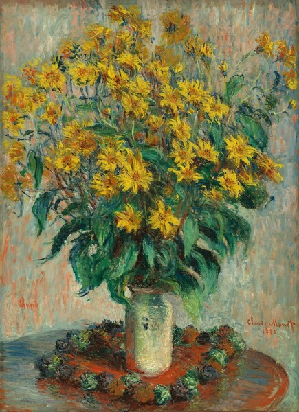 Claude Monet, Jerusalem Artichoke Flowers