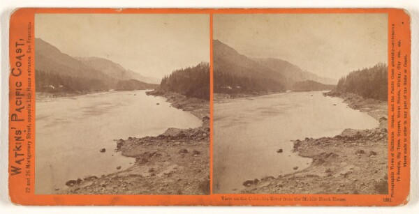 Carleton Watkins, View on the Columbia River from the Middle Block House.