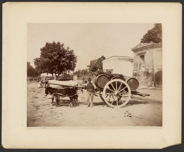 Giorgio Sommer, [Italian farmer with cart]