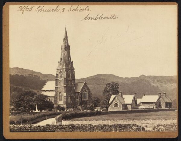 Francis Frith, Church & Schools.  Ambleside
