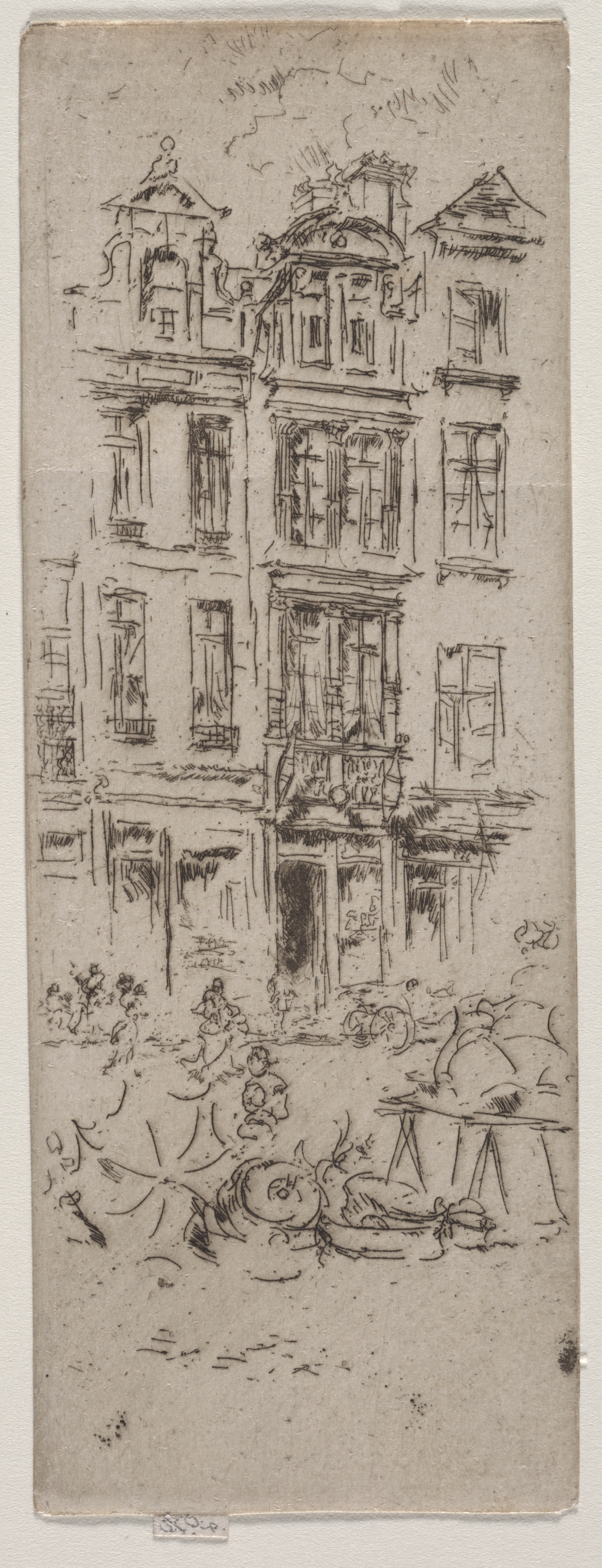 James McNeill Whistler, Flower Market, Brussels