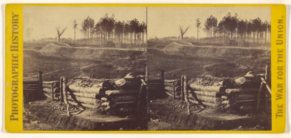 Edward and Henry T. Anthony & Co., Breastworks near the Appomattox River, Va., North Side.