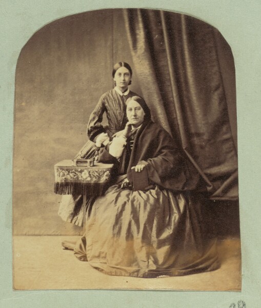 Unknown, [Portrait of woman and girl]
