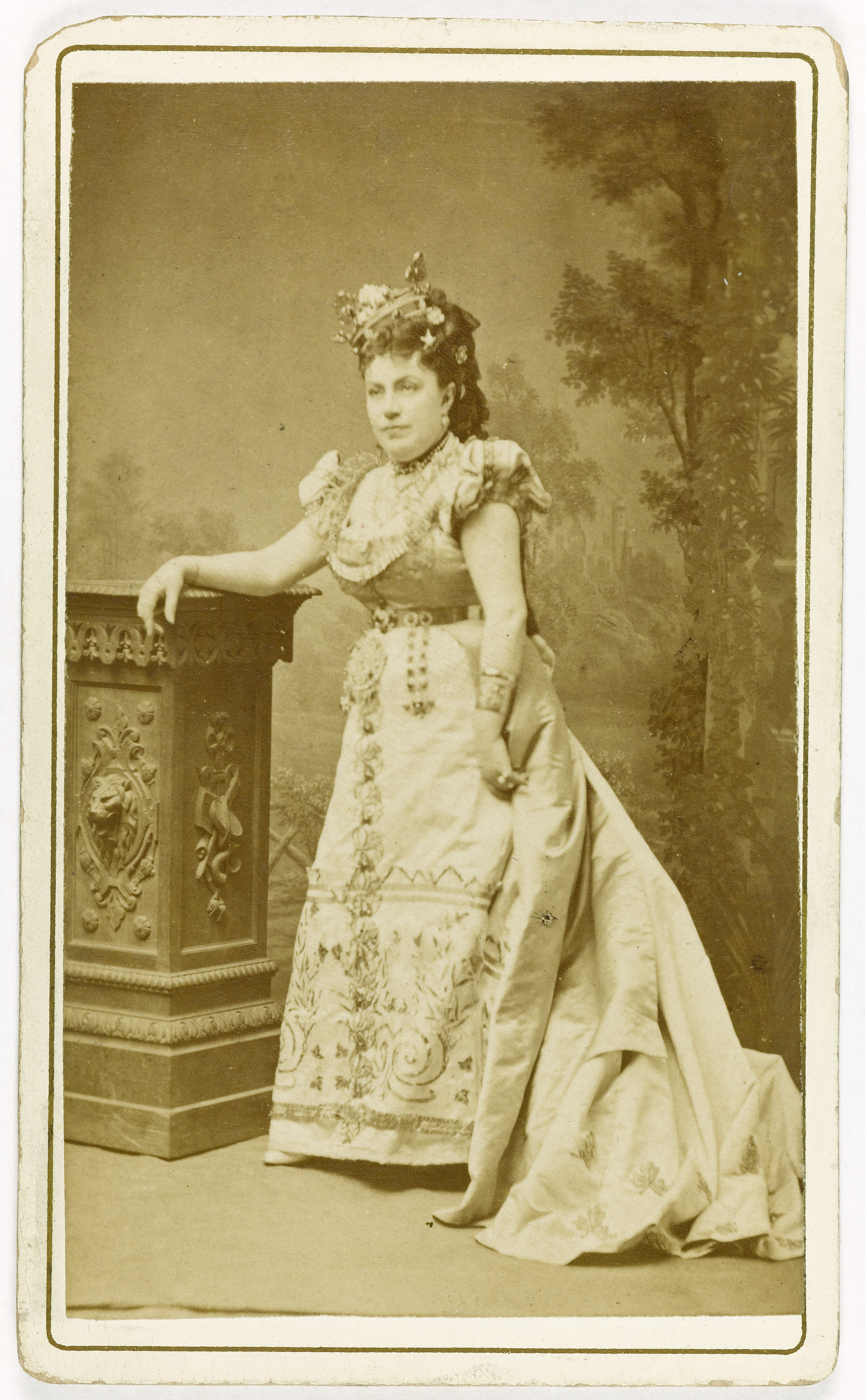 Anonyme, Portrait de Thérésa, (Emma Thérèse dite Valadon, épouse de Mr Guilloreau, 1837-1913), chanteuse comique.