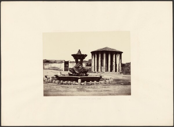 Giorgio Sommer, The Temple of Vesta, Rome