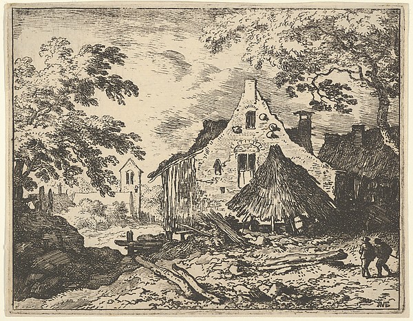 Allart van Everdingen, The Haybarn with Movable Roof