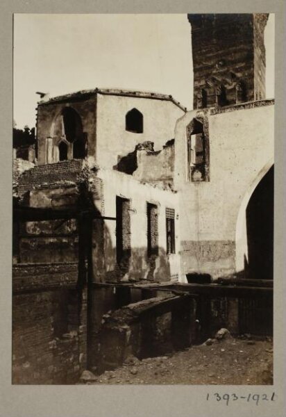 K.A.C. Creswell, View from the courtyard of the funerary madrasa of the Mamluk Sultan al-Nasir Muhammad ibn Qalawun, Cairo