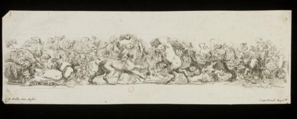 Stefano della Bella, Ornamenti di fregi e fogliami