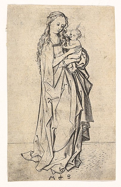 Martin Schongauer, The Small Madonna and Child