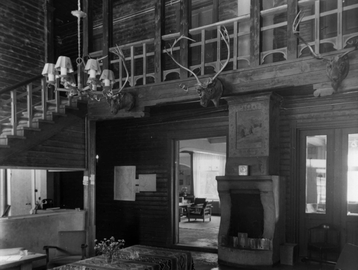 Anders Beer Wilse, Interiør Breidablikk Hotell Valdres, 1946