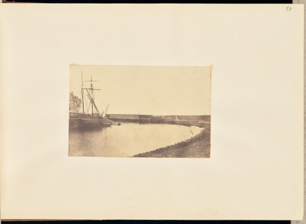 Louis-Alphonse Davanne, [Port canal view, Saint-Valery-sur-Somme]