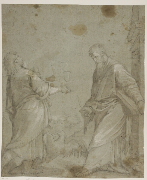 Jacopo Bassano, Evangelisten Johannes og den hellige Bartholomæus fra Jacopo Bassanos altertavle i Cassola