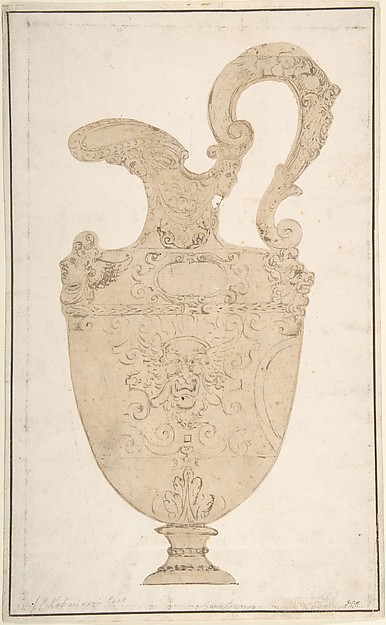 Anonymous, Italian, 16th century, Design of Antique Pitcher