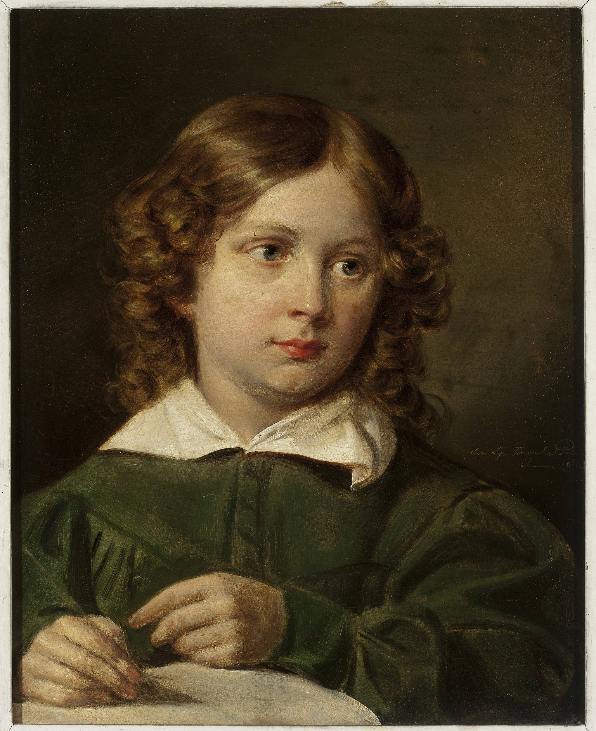Jan Nepomucen Głowacki, Portrait of a writing child