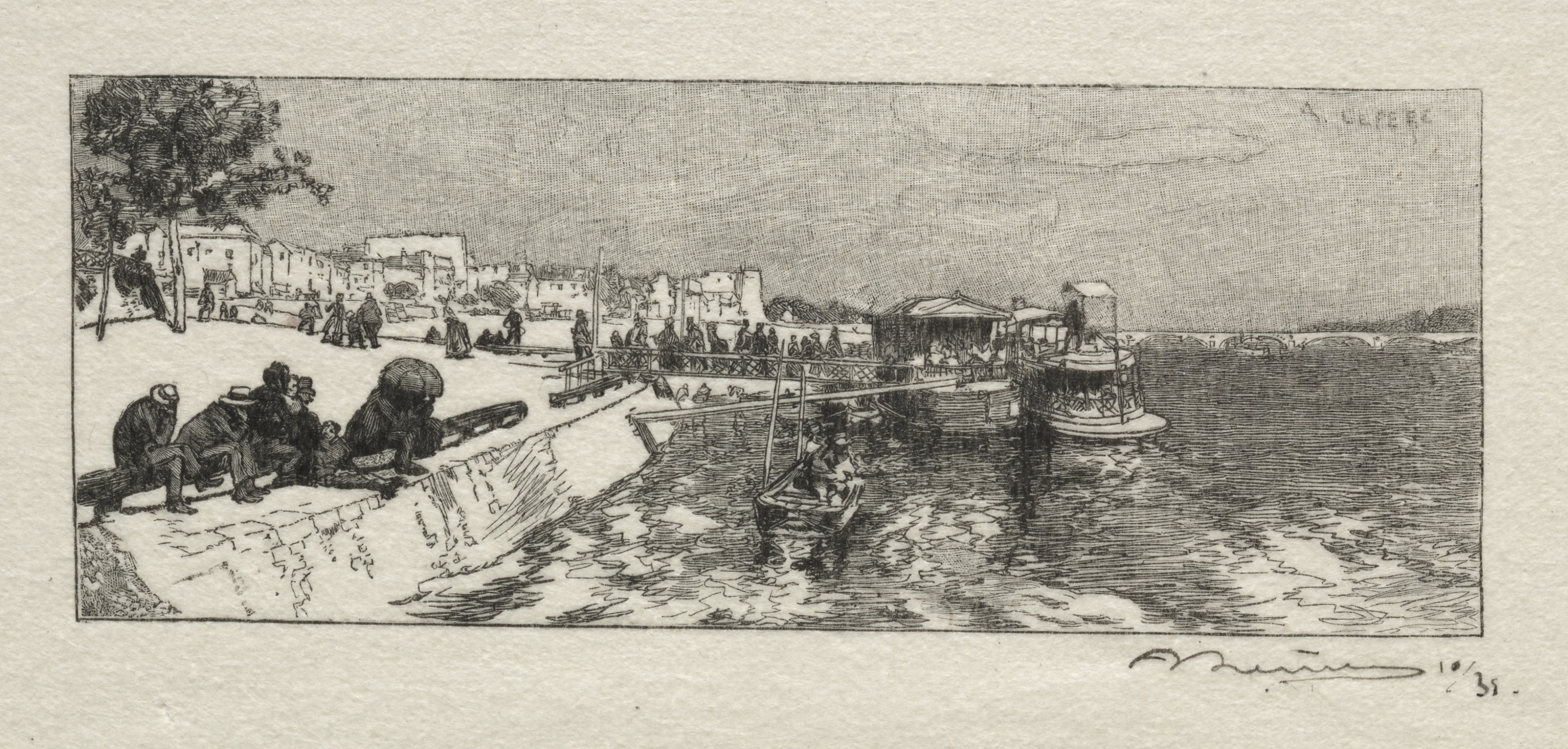 Auguste Louis Lepère, Embarcadére a Bercy