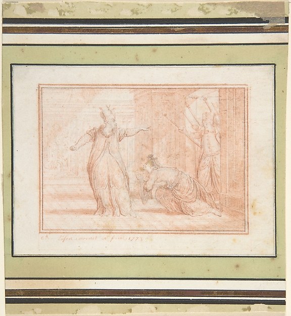 Charles Dominique Joseph Eisen, Study for a Book Illustration