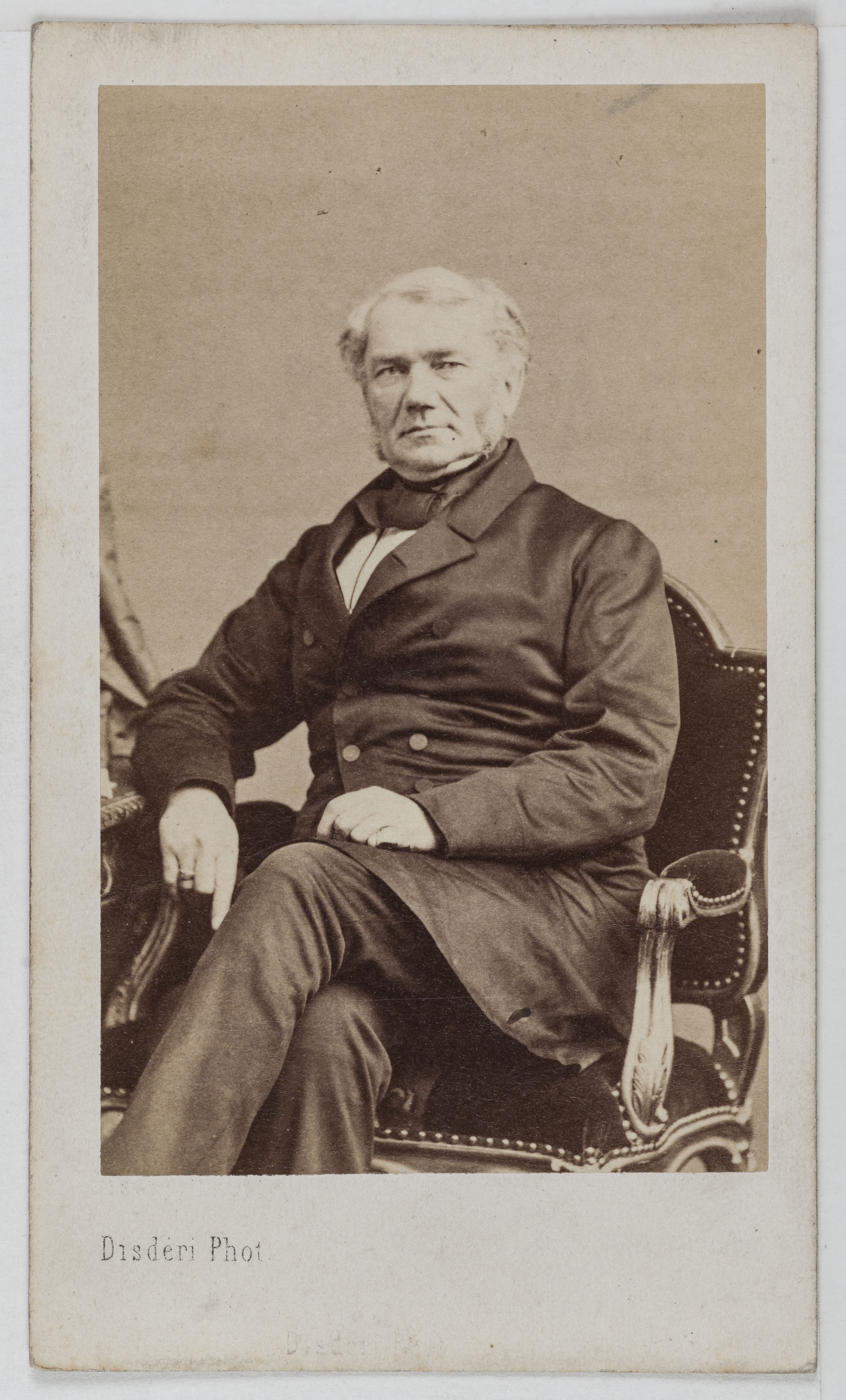 André-Adolphe-Eugène Disdéri, Portrait de William Smith O' Brien (1803-1864), homme politique.