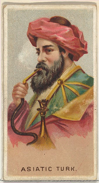 Allen & Ginter, Asiatic Turk, from World's Smokers series (N33) for Allen & Ginter Cigarettes