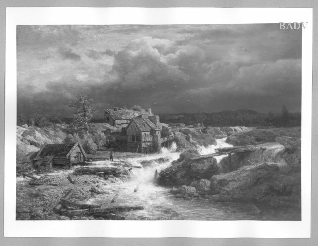 Andreas Achenbach, Landscape with torrent