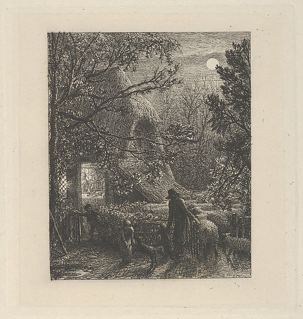 Samuel Palmer, Christmas, or Folding the Last Sheep