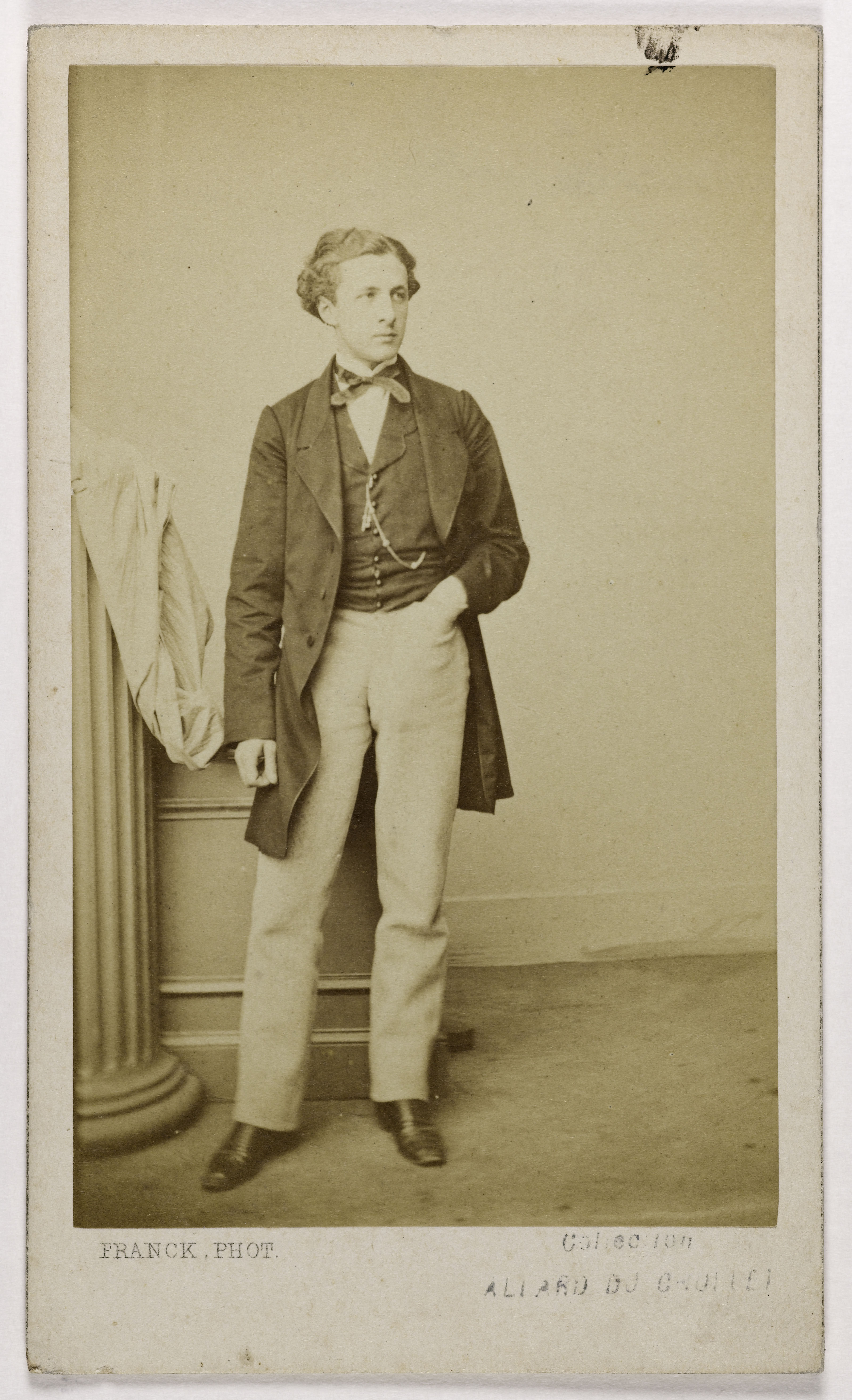 Franck, Portrait de Pierre Berton (1842-1912), (acteur et auteur dramatique)