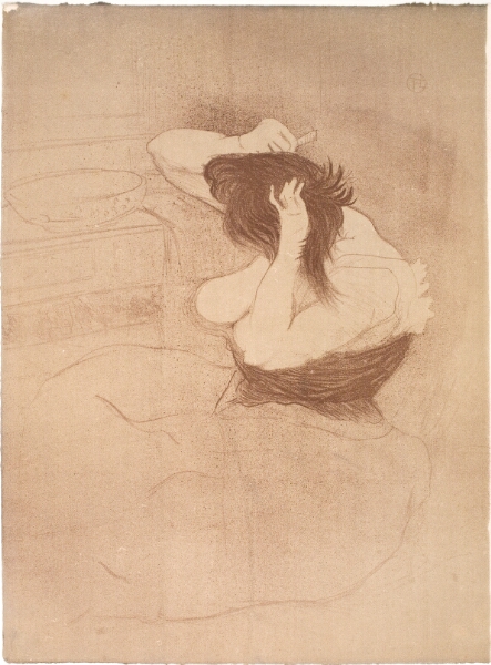 Henri de Toulouse-Lautrec, Femme qui se peigne, la Coiffure