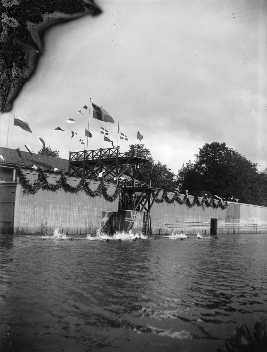 Carl Liljefors, Simpromotion in Kallbadhuset, the district Heimdal, Svarti, Uppsala 1900 - 1901