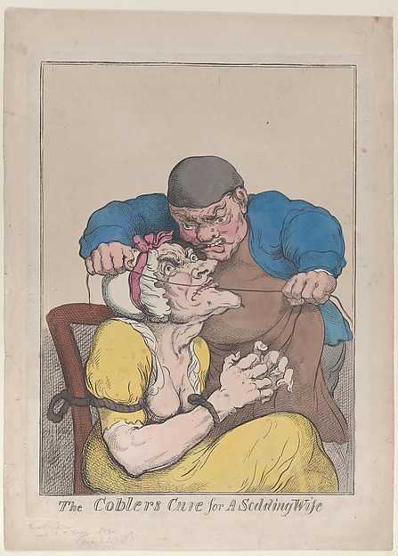 Thomas Rowlandson, The Cobbler's Cure for a Scolding Wife