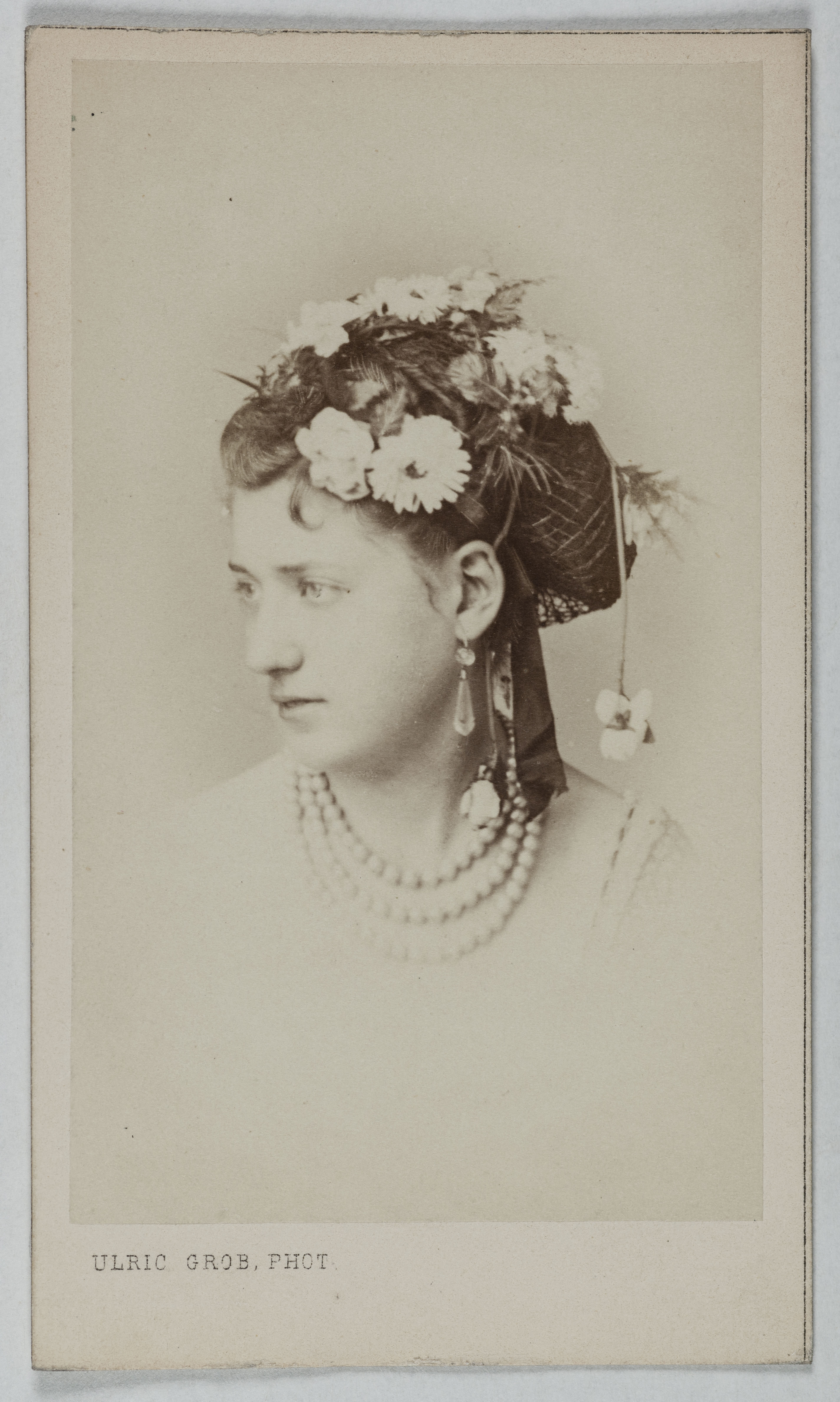 Ulric Grob, Portrait de Gabrielle (actrice au théâtre des Variétés)