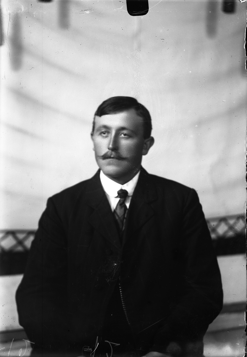 Oscar Holte, Portrett av mann