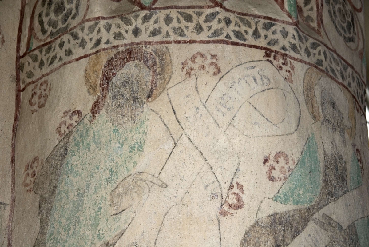 Bengt Backlund, Kalkmålning i Övergrans kyrka, Uppland 2009