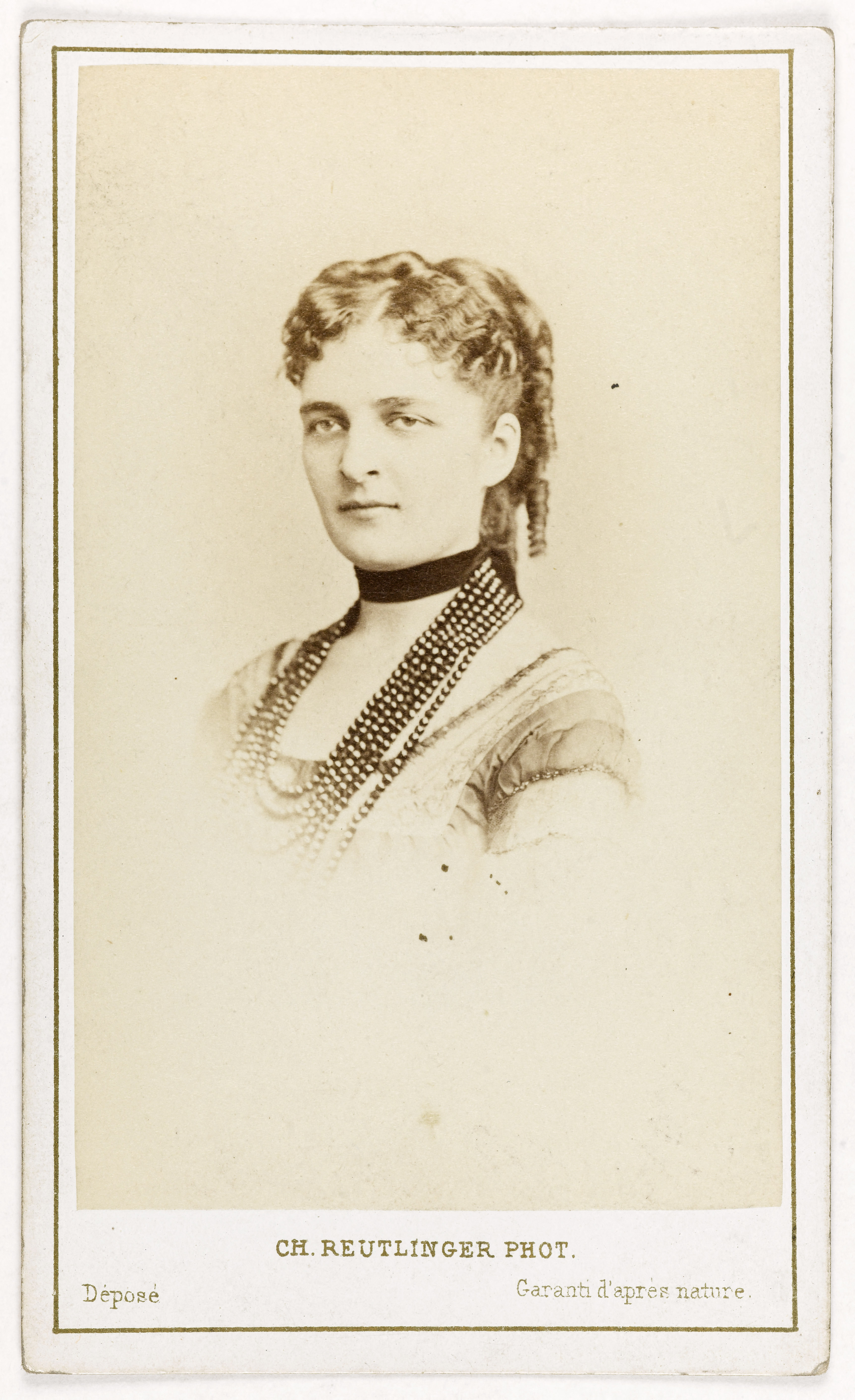 Charles Reutlinger, Portrait de Tremblay, actrice