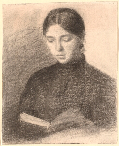 Vilhelm Hammershøi, Kunstnerens søster Anna, læsende