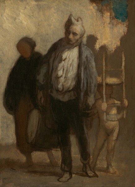 Honoré Daumier, Wandering Saltimbanques